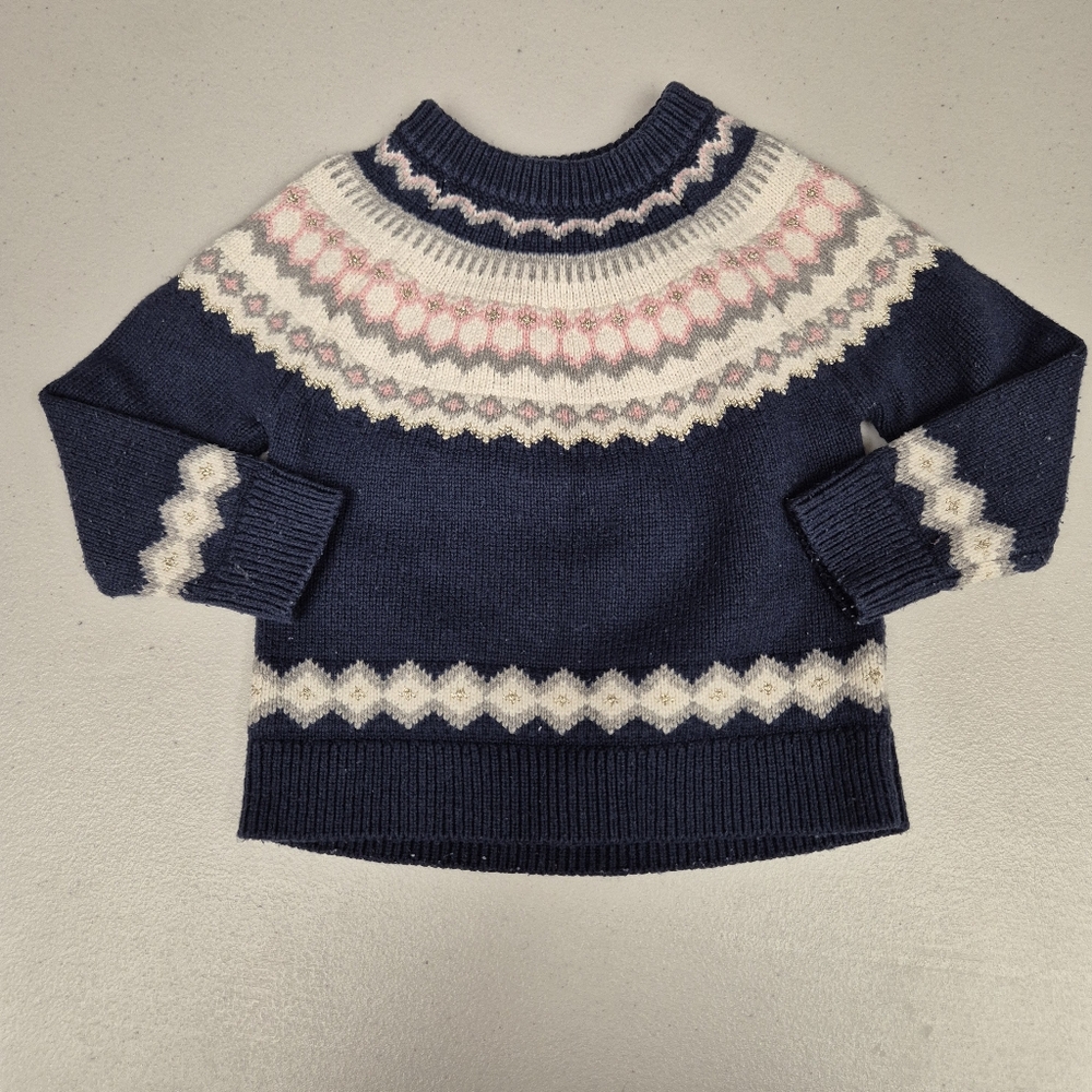 Crewcuts Fair Isle Sweater Sz XS 2/3